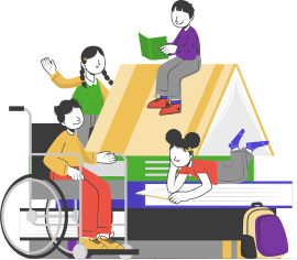 Pendidikan Inklusif Illustration